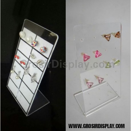 Display Rak Pajangan Anting 12 Pasang Earings Giwang Perhiasan Akrilik