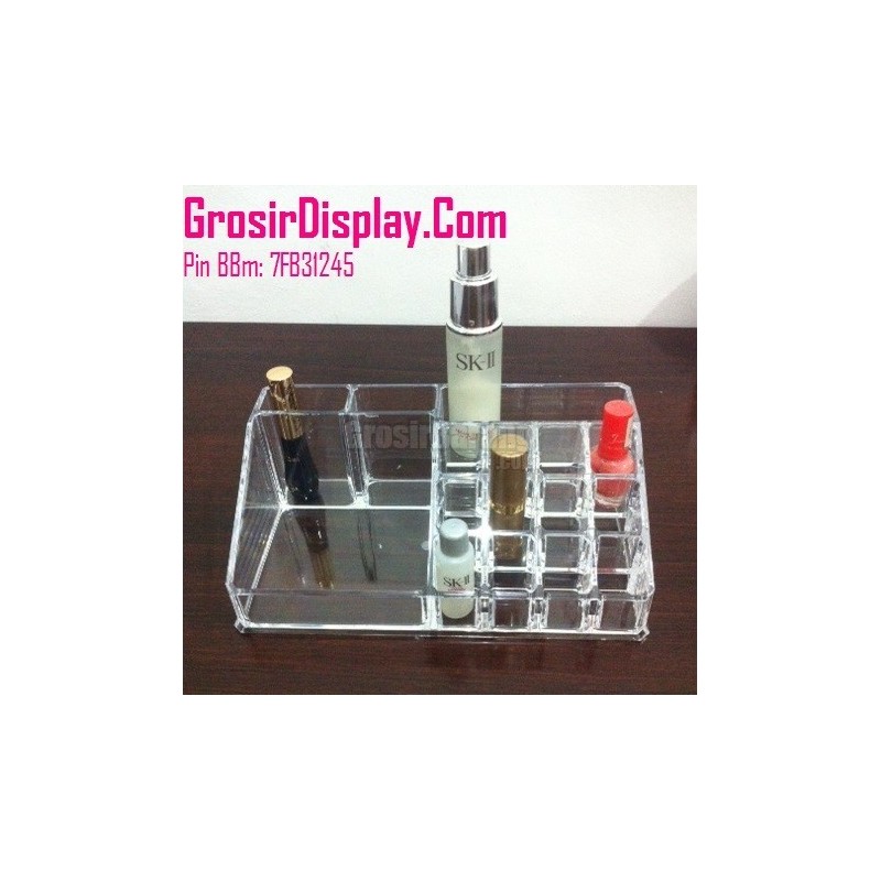 display tempat aksesoris make up kosmetik lipstik kutek akrilik grosir display display tempat aksesoris make up kosmetik lipstik kutek akrilik grosir display