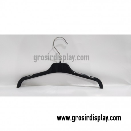Hanger Jas JS-12 Hanger Kecil Hitam Gantungan Kemeja Butik