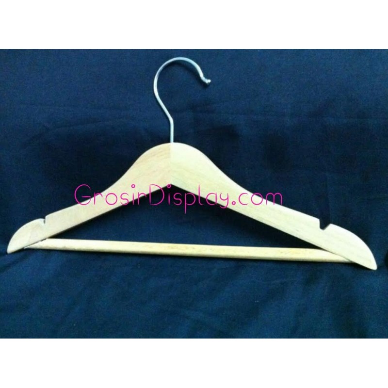 hanger kayu palang anak gantungan baju display distro hanger kayu palang anak gantungan baju display distro