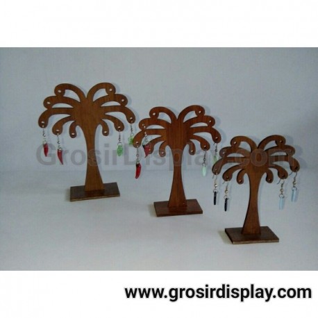 Jual Perlengkapan Toko Display Anting Pohon Kelapa Akrilik