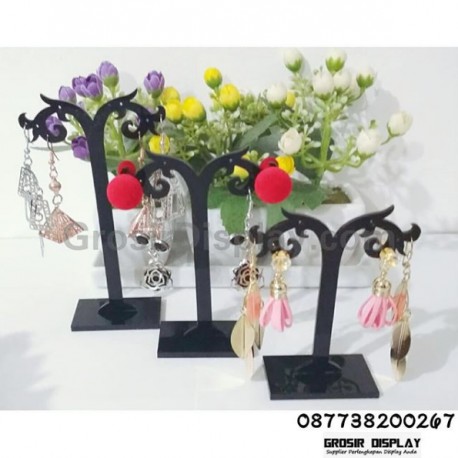 Jual Perlengkapan Toko Display Anting Giwang Akrilik Pohon Mini