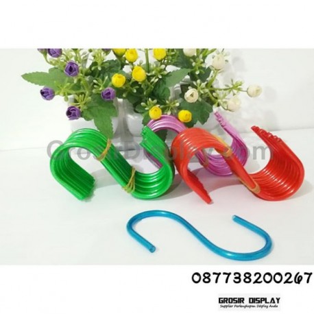 Jual Perlengkapan Toko Gantungan Stainless Serbanguna Hanger Krom