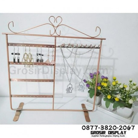 Jual Perlengkapan Toko Display Rak Pajangan Aksesoris Kalung Anting