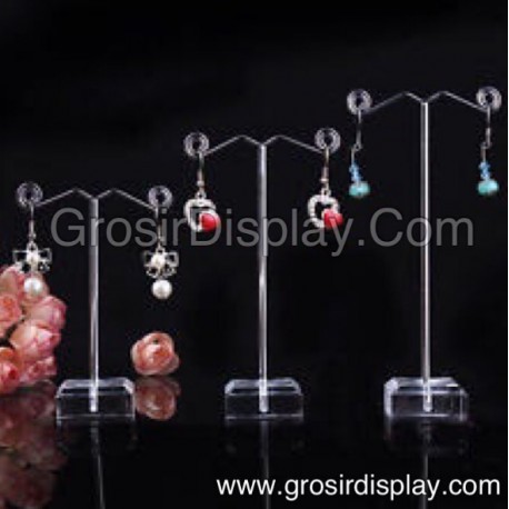 Jual Perlengkapan Toko Display Anting Stainless Akrilik