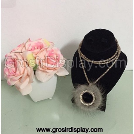Jual Perlengkapan Toko Display Tempat Kalung Kecil Bludru
