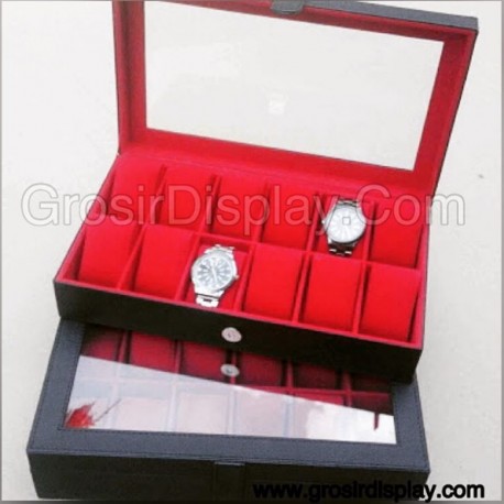 Jual Perlengkapan Toko Kotak Display Jam Tangan Bludru Box